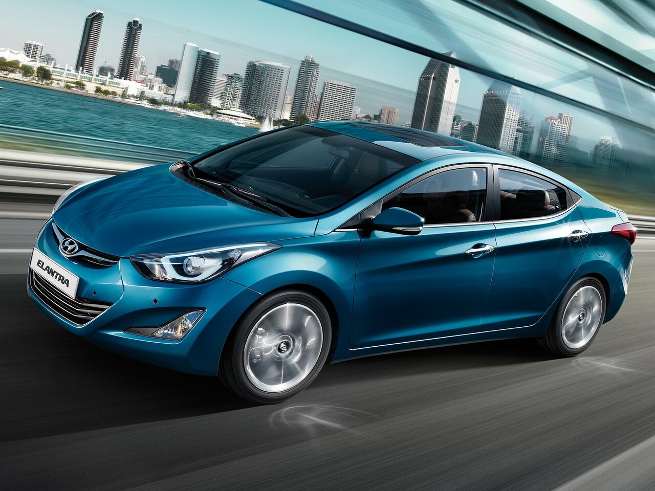 Hyundai Elantra V (MD) Рестайлинг 2013 2016 седан бензин передний 1.6